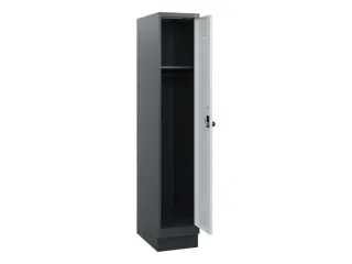 schoollocker,HxBxD 1630x300x500mm,1vak,vak B 300mm,draaigrendel,sokkel - 1