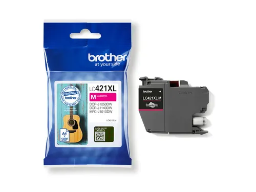 Inktcartridge Brother LC-421XLM rood