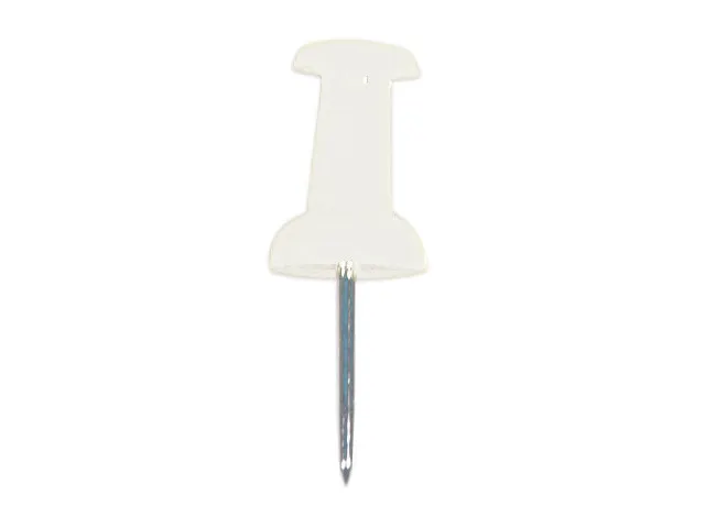 Pushpins Alco doosje a 40 stuks wit