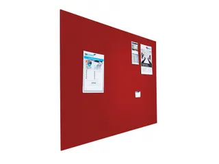 Prikbord Paneel Float Bulletin 60x200 Cm Rood - 1