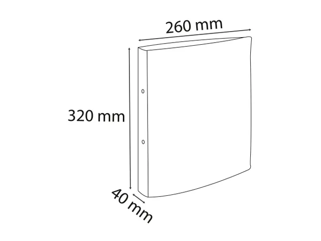 Ringmap PP A4 2R 30mm wit