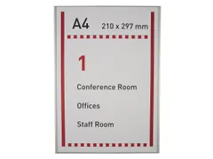 Menoor Deurbord Premium Vlak A4