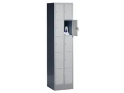 lockerkast RAL7035 HxBxD 1950x460x480mm 2x5vakken vak B 190mm