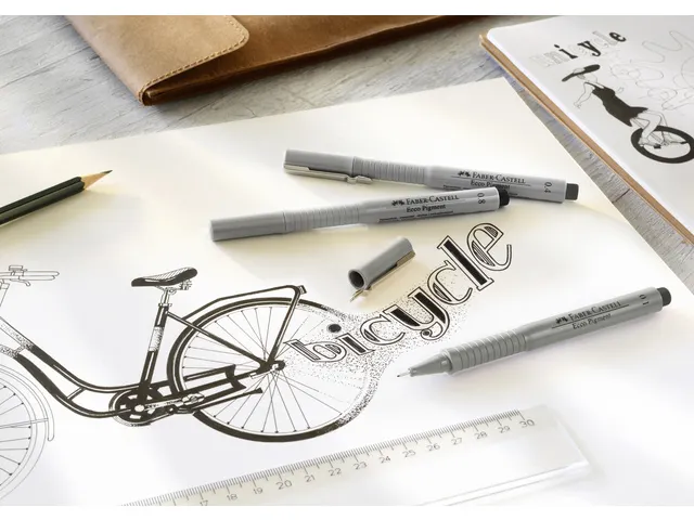 Tekenpen Faber Castell Ecco Pigment 0.4Mm Zwart