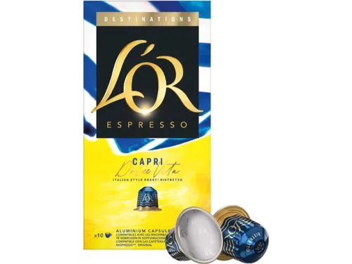L'Or Destinations koffiecapsules Capri Dolce Vita 12/13 10 stuks