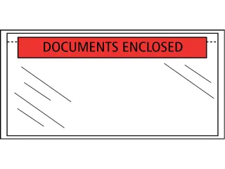 Paklijstenvelop Cleverpack Zelfklevend 110x230mm Documents Enclosed - 1