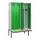 PBM-locker met bank,HxBxD 2120x1200x815mm,4vak,vak B 300mm