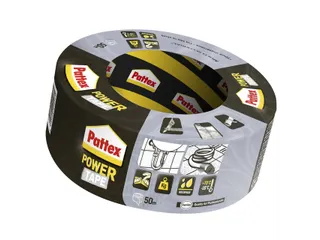 Plakband Pattex Power Tape 50mmx50m grijs - 3