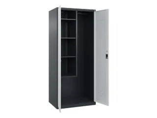schoonmaakkast HxBxD 1850x800x500mm links 4vakken - 1