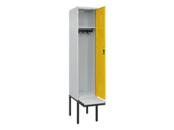 locker met bank,HxBxD 2120x400x815mm,1vak,vak B 400mm,cilinderslot