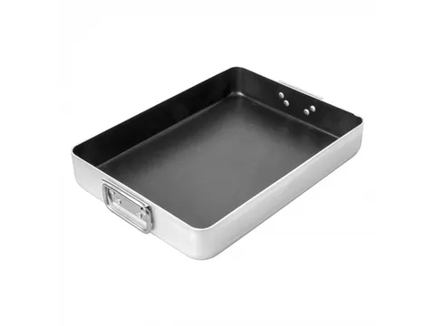 Pujadas 122040 Braadslede met grepen aluminium 40x30x6.5cm