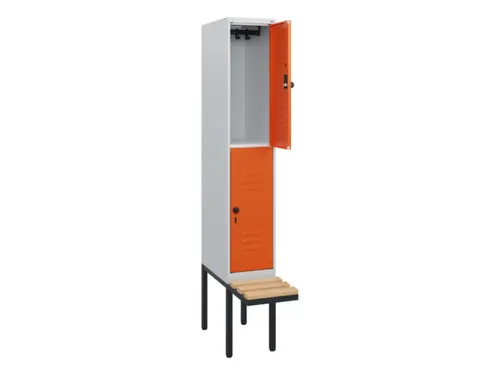 Dubbeldekse dekenkist,HxBxD 1950x300x815mm,1x2vak.,vak B 300mm