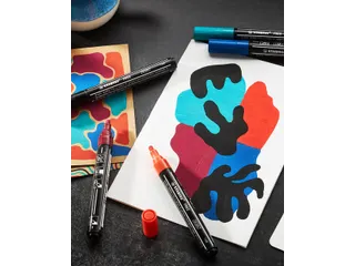 Acrylmarker STABILO Free Acrylic T300 bladgroen 2-3mm - 7