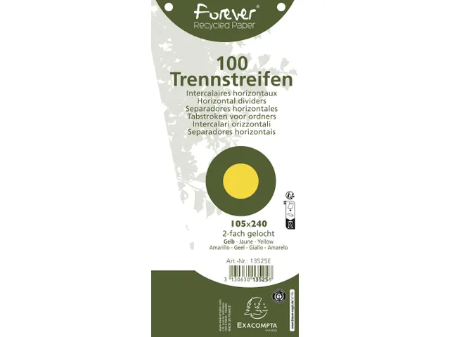 Tabbl.trapez 180g.10 5x240 Gerecy. geel