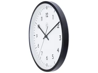 Wandklok NXT dia 30cm zwart/wit kunststof Easy Big - 4