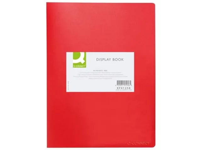 Showalbum Personaliseerbaar A4 40 Tassen Rood