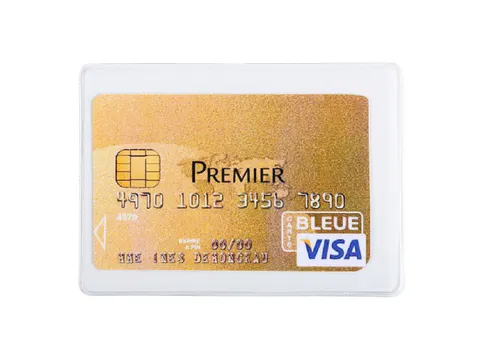 Beschermetui PVC Voo r Bankkaart 65x95mm