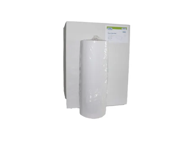 Onderzoektafelpapier Cel 2-laags 150mx50cm Wit doos 6rol