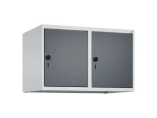 opzetkast,v. locker,2vak.,vak B 400mm,HxBxD 500x800x500mm,vleugeldeur - 1