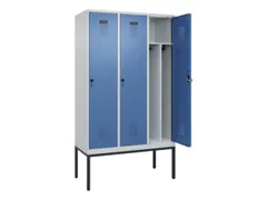 locker voor scheiding van kleding,HxBxD 2120x1200x500mm,3vak