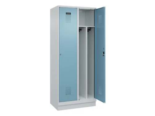 locker voor scheiding van kleding,HxBxD 1950x800x500mm,2vak
