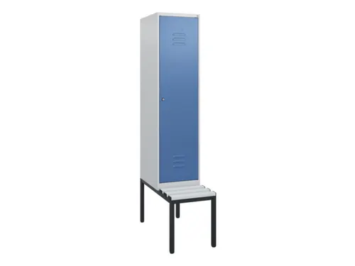 locker met bank,HxBxD 1950x400x815mm,1vak,vak B 400mm,cil.-slot