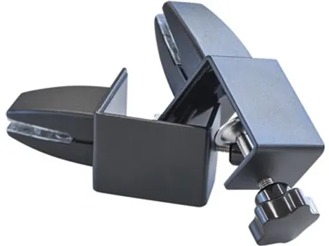 metalen bureauklem zwart 2X