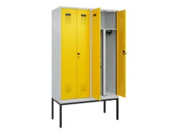 PBM-locker,HxBxD 2120x1200x500mm,4vak,vak B 300mm,draaigrendel