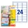 Adresetiket Avery J8159-10 63.5x33.9mm Inkjet Wit 240 Stuks