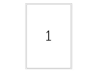 Xerox Multi-use Labels wit verwijderbaar 199x289mm 003R91225 100 stuks - 2