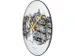Horloge murale NeXtime 'Sax City' Ø40cm verre/métal
