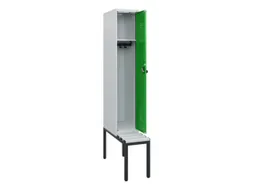 locker met bank,HxBxD 1950x300x815mm,1vak,vak B 300mm,draaigrendel