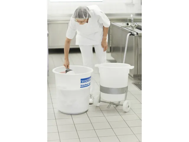 ton,HxØ 530x515mm,75l,HDPE,naturel wit