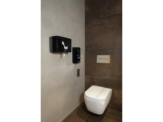 Toiletpapier dispenser Celtex Megamini Easy-Pull zwart