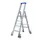 Verrijdbare Boktrap Aluminium L 1 71m 4treden