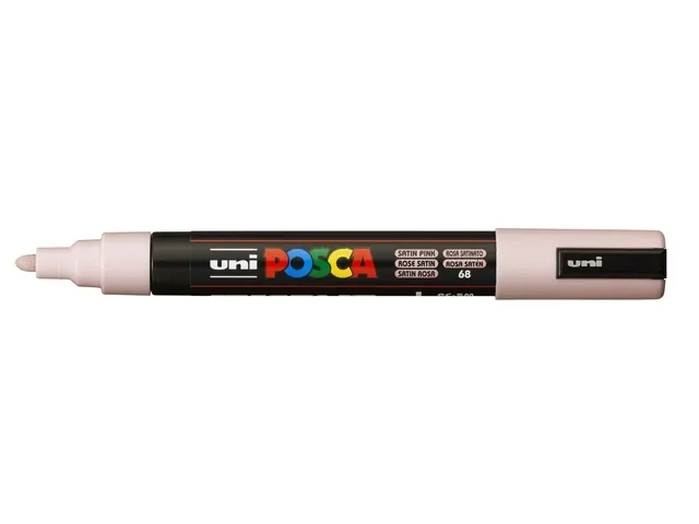 Paintmarker Uni POSCA PC5M medium satijn roze