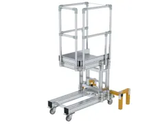 werkbordes,verrijdbaar,werk H 3m,platform H 1m,BxD 600x860mm