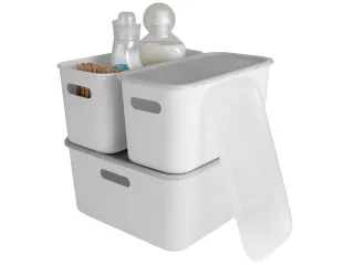 Sigma Home deksel voor 6L cube box transparant - 32,5x16,5x1,3cm - 3