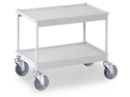 Universele Wagen 150kg Lxb 660x335mm 2 Etages Zilvergrijs