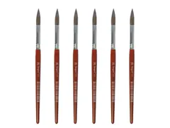 Penseel Kangaro Serie 120 rond Nr. 20 geitenhaar doos 6 stuks