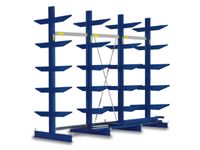 Draagarmstelling 2500x3828x940mm 2x6etages 1920kg/etage Ral5010