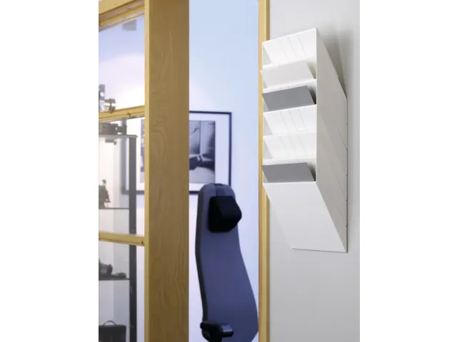 Muurfolderhouder Flexiboxx 6 A4 Landscape Wit