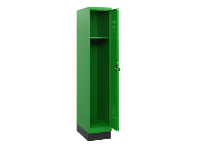 schoollocker,HxBxD 1630x300x500mm,1vak,vak B 300mm,draaigrendel,sokkel
