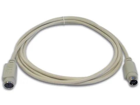 PS/2 Toetsenbordkabel Mini-DIN6Mannelijk - Mini-DIN6 Vrouwelijk / 2m
