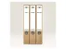 Etiquettes blanches pour dos de classeur larges, 38x192mm 10 feuilles,