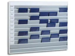 Werkplaats-/Opdrachtplanner Kunststof Profiel 1278x1575mm 10 Rijen
