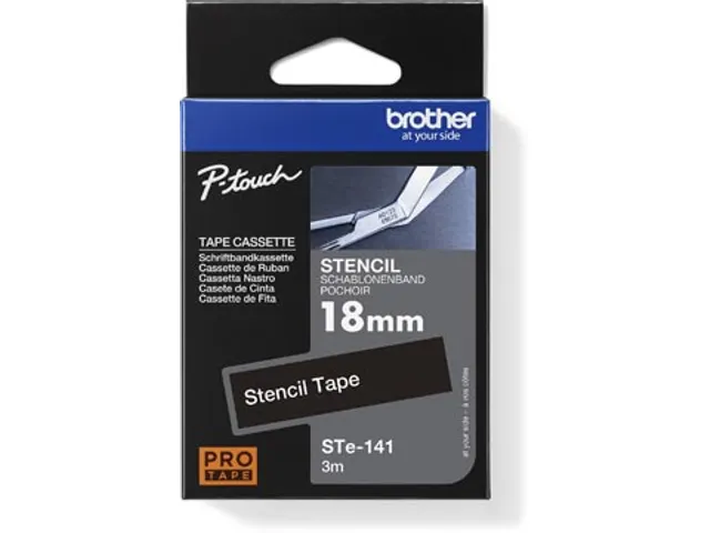 STE-141 Stenciltape P-Touch 18 mm