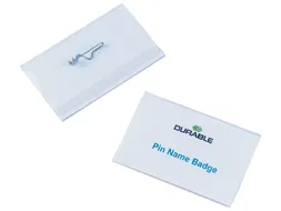 Badge Durable 8004 met speld 54x90mm