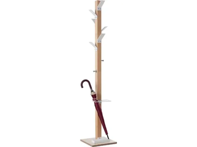 Kapstok Easycloth model A, uit hout, wit
