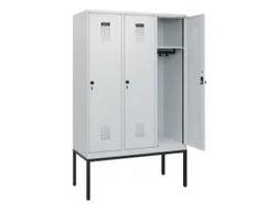 schoollocker,HxBxD 1950x1200x500mm,3vak,vak B 400mm,draaigrendel